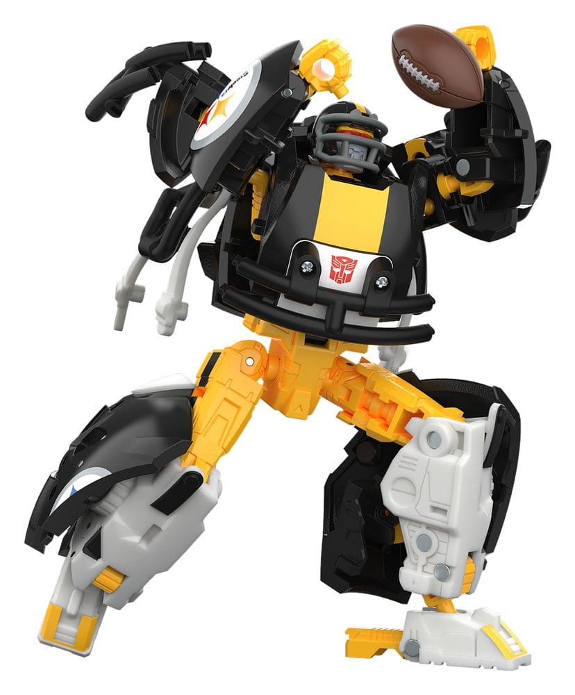 Transformers x NFL-actiefiguur Pittsburgh Steelers: Steelsmash 14 cm