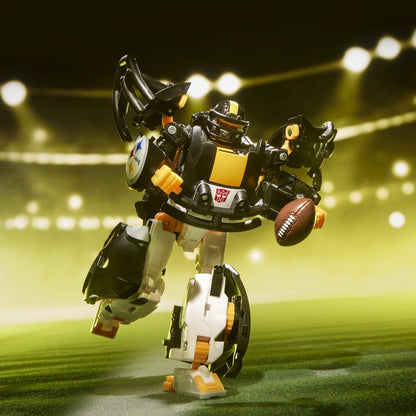 Transformers x NFL-actiefiguur Pittsburgh Steelers: Steelsmash 14 cm