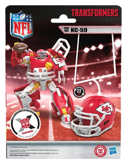 Transformers x NFL-actiefiguur Kansas City Chiefs: KC-59 14 cm