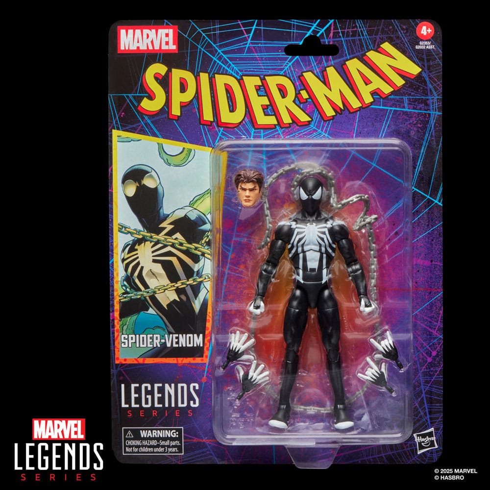 Spider-Man Marvel Legends Retro-actiefiguur Spider-Venom 15 cm