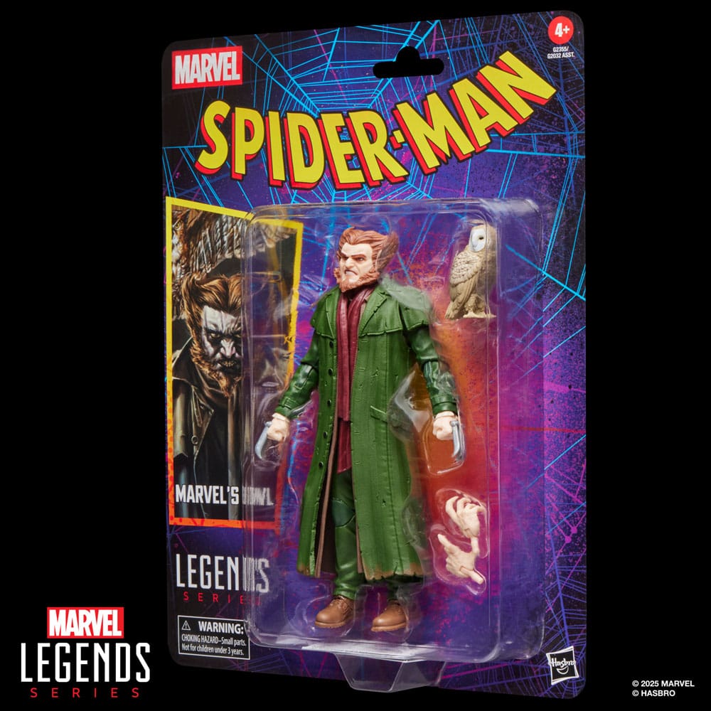 Spider-Man Marvel Legends Retro Actiefiguur Marvel's Uil 15 cm