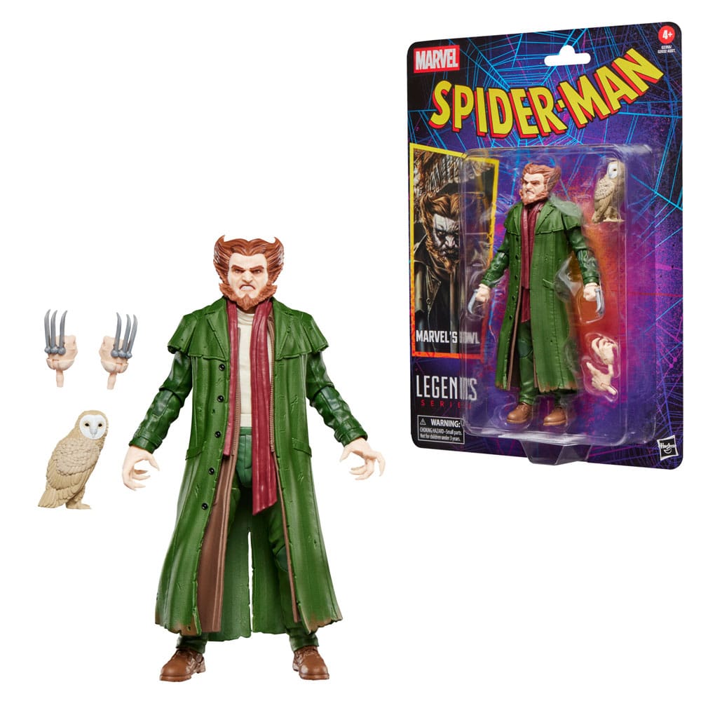 Spider-Man Marvel Legends Retro Actiefiguur Marvel's Uil 15 cm