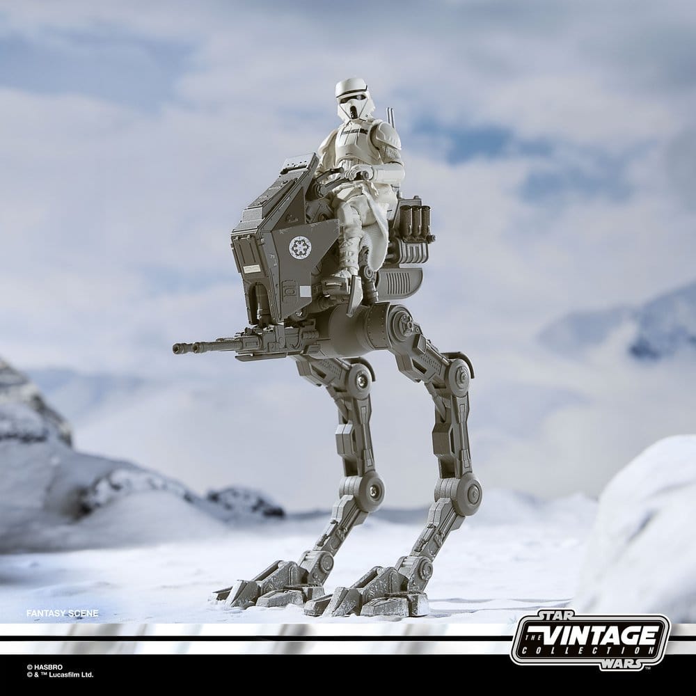 Star Wars: The Mandalorian & Grogu Vintage Collection Voertuig Imperial Remnant AT-RT 10 cm