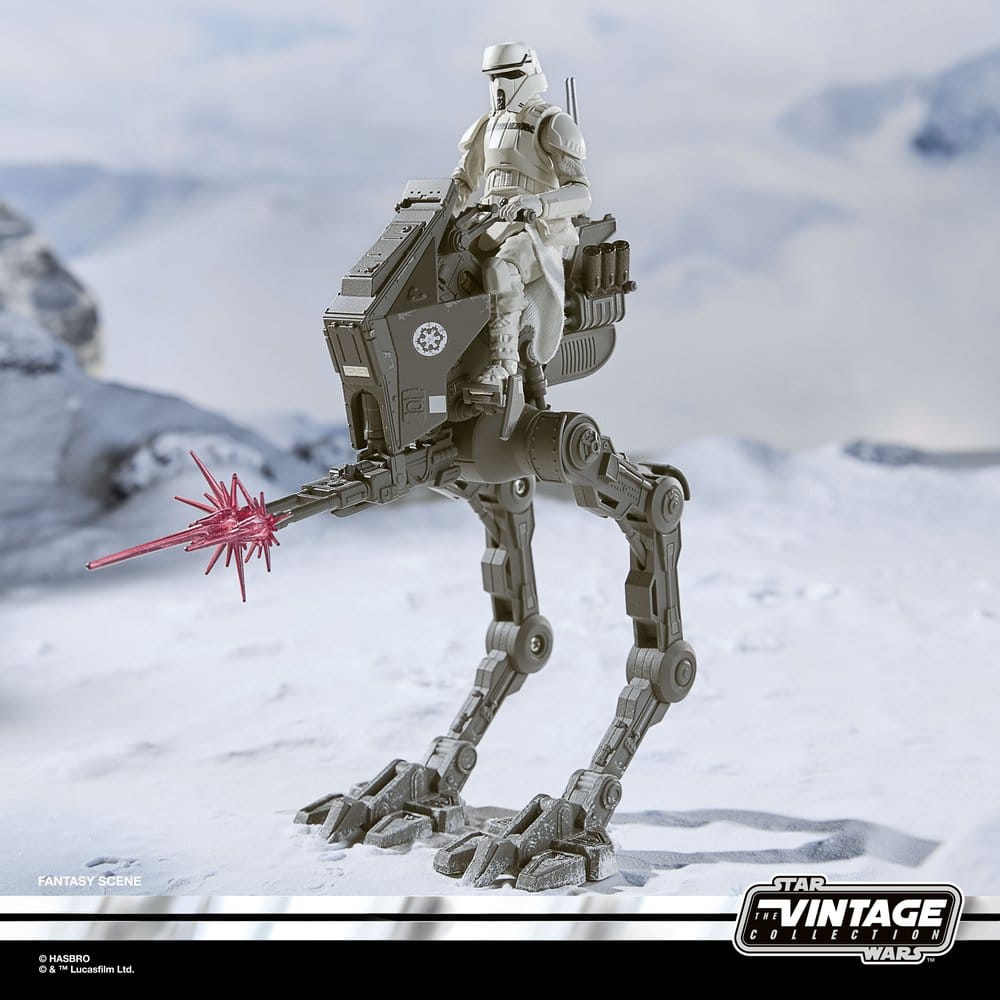 Star Wars: The Mandalorian & Grogu Vintage Collection Voertuig Imperial Remnant AT-RT 10 cm
