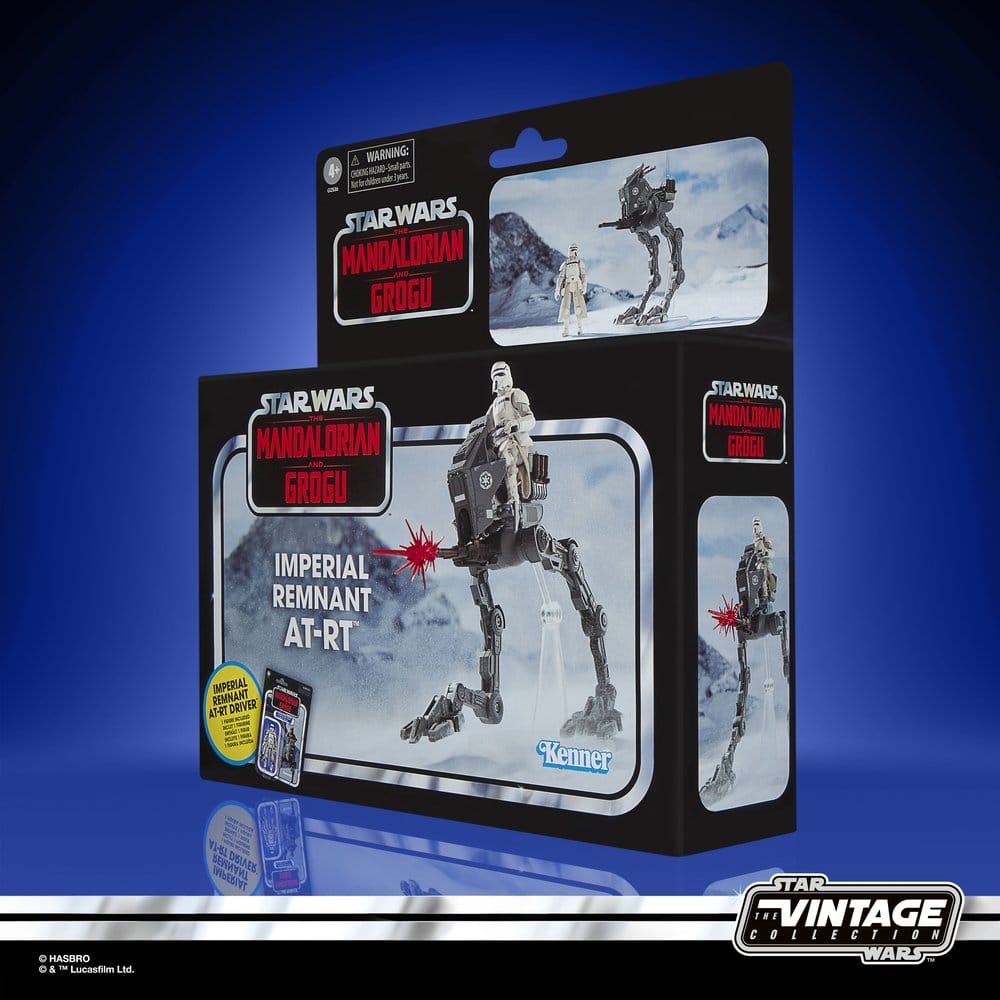 Star Wars: The Mandalorian & Grogu Vintage Collection Voertuig Imperial Remnant AT-RT 10 cm