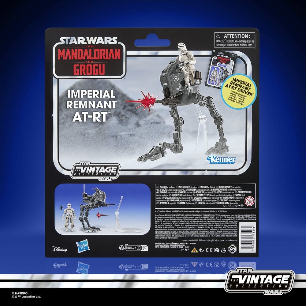 Star Wars: The Mandalorian & Grogu Vintage Collection Voertuig Imperial Remnant AT-RT 10 cm