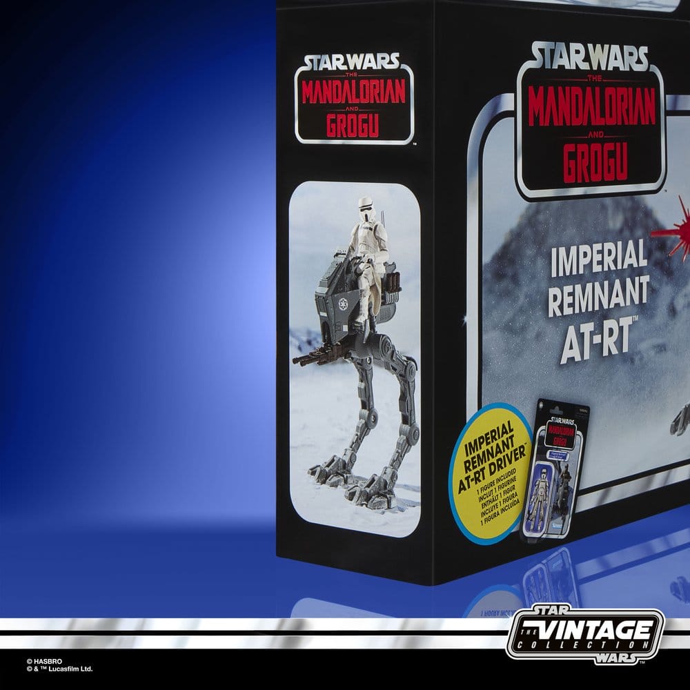 Star Wars: The Mandalorian & Grogu Vintage Collection Voertuig Imperial Remnant AT-RT 10 cm