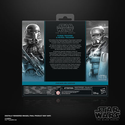 Star Wars Jedi: Survivor Black Series-actiefiguur, 2-pack Purge Trooper & Patrol Trooper 15 cm