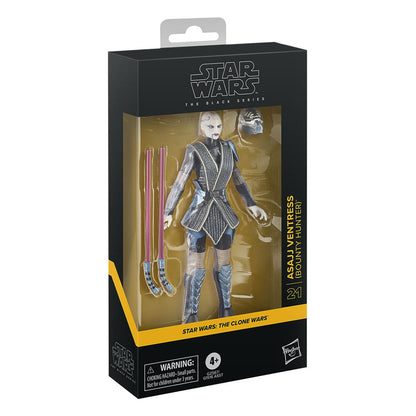 Star Wars: The Clone Wars Black Series actiefiguur Asajj Ventress (Bounty Hunter) 15 cm