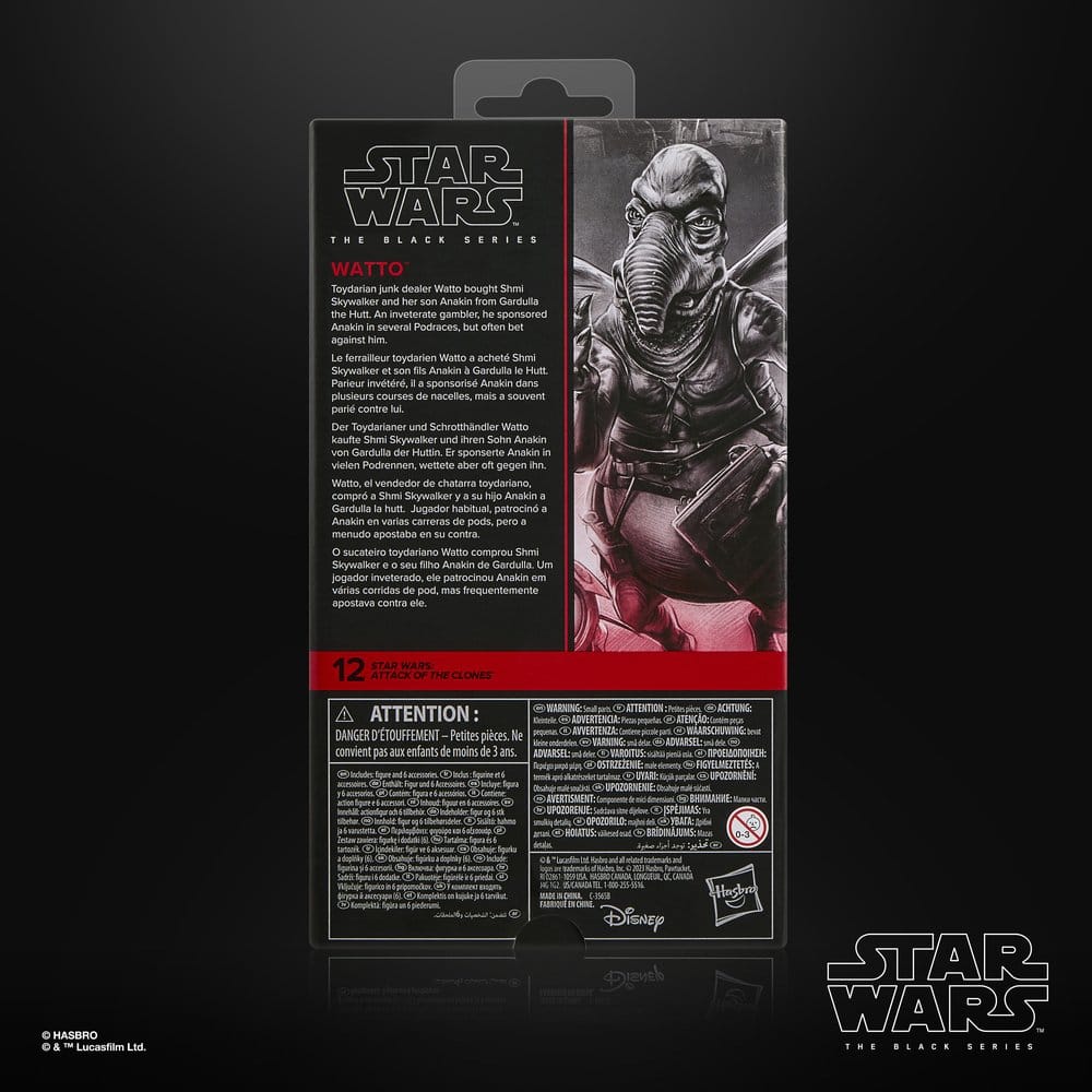 Star Wars Episode II Black Series Actiefiguur Watto 15 cm