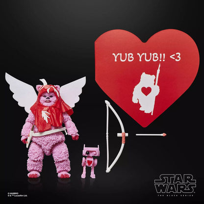 Star Wars Black Series-actiefiguur Ewok (Valentijnsdageditie) 15 cm