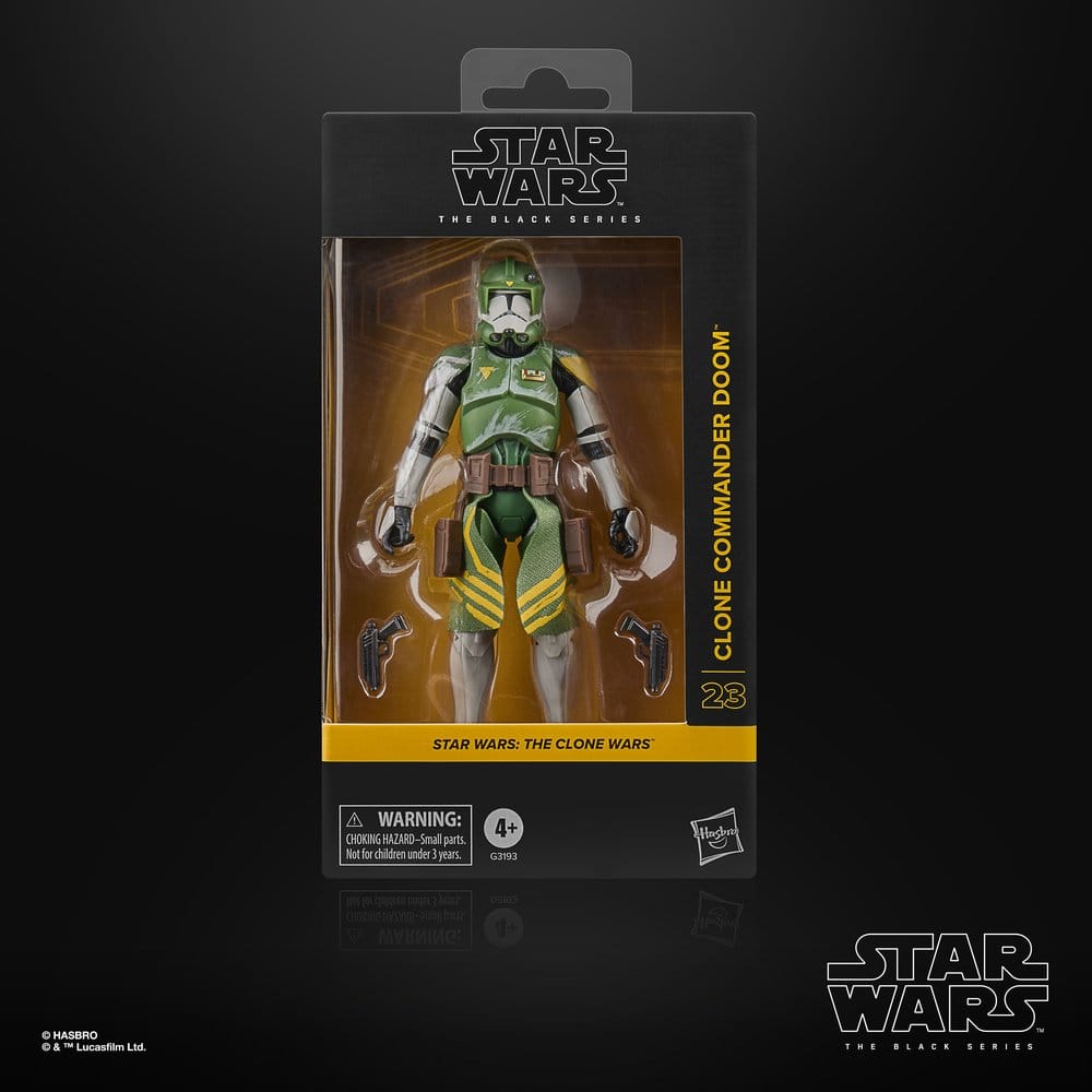 Star Wars: The Clone Wars Black Series actiefiguur Clone Commander Doom 15 cm