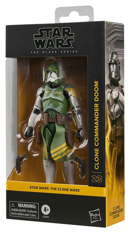 Star Wars: The Clone Wars Black Series actiefiguur Clone Commander Doom 15 cm