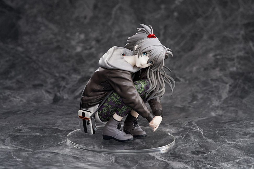 Neon Genesis Evangelion PVC standbeeld 1/7 Shikinami Asuka Langley Ver. Deel 3 Radio Eva Originele kleur 12 cm