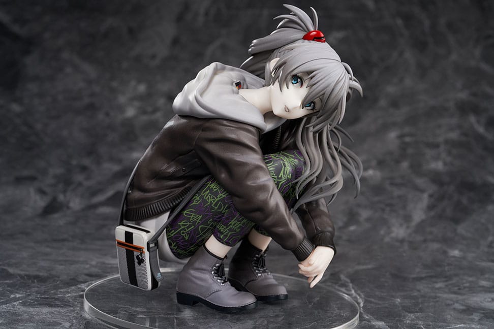 Neon Genesis Evangelion PVC standbeeld 1/7 Shikinami Asuka Langley Ver. Deel 3 Radio Eva Originele kleur 12 cm