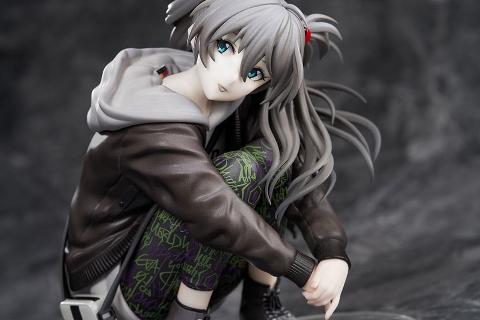 Neon Genesis Evangelion PVC standbeeld 1/7 Shikinami Asuka Langley Ver. Deel 3 Radio Eva Originele kleur 12 cm