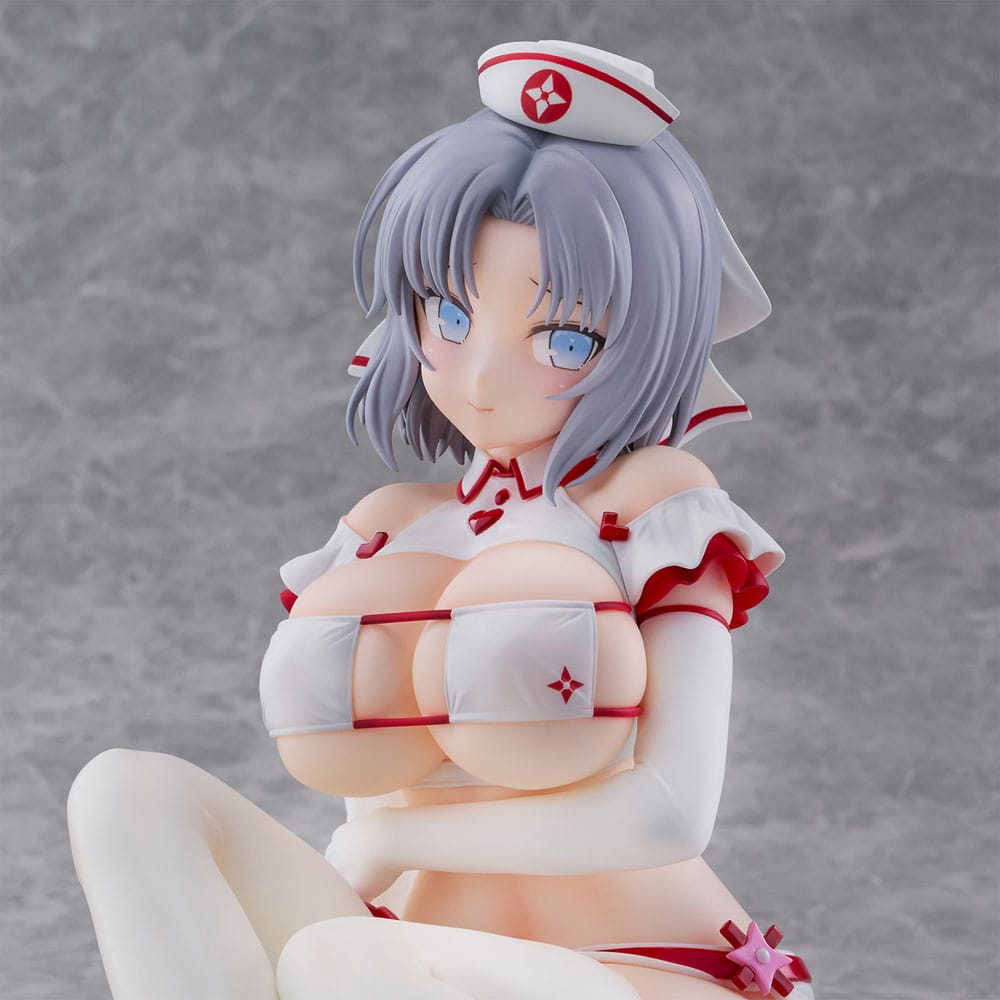 Shinobi Meester Senran Kagura: Nieuw Link PVC-beeld 1/4 Yumi: Sexy Verpleegster Ver. 20 cm