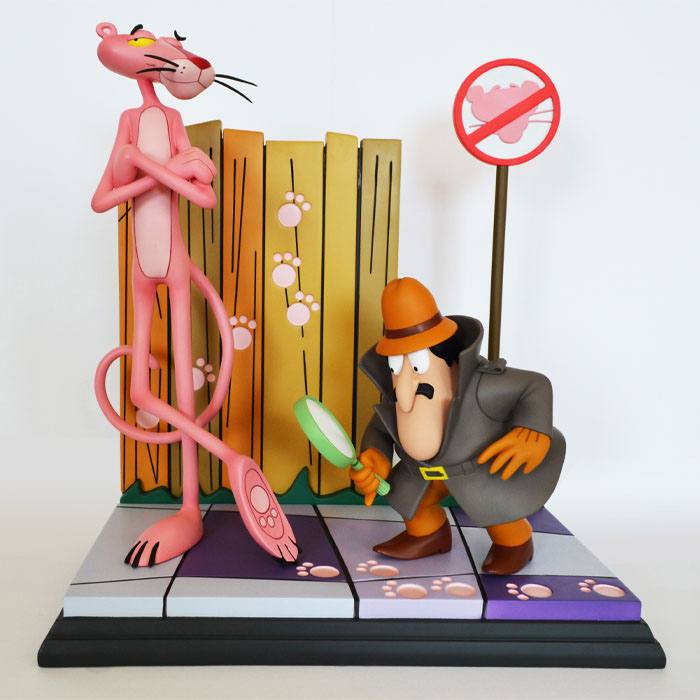 Het Pink Panther Beeld Pink Panther & De Inspecteur 41 cm