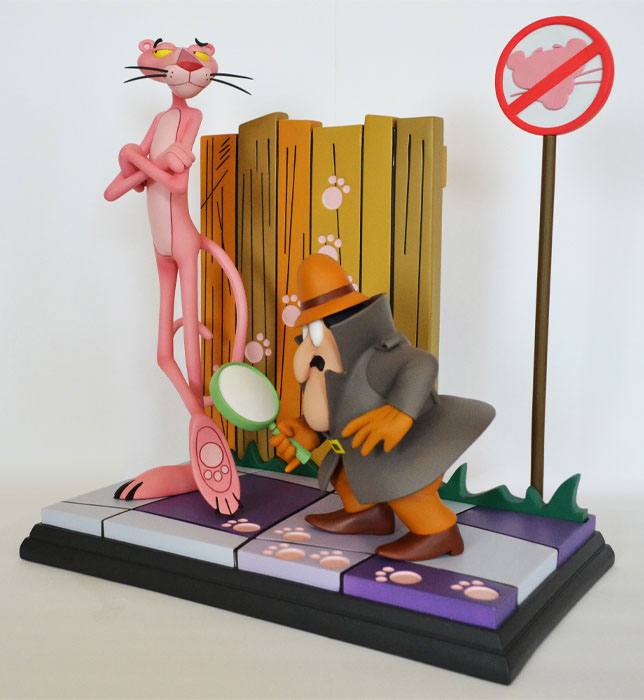 Het Pink Panther Beeld Pink Panther & De Inspecteur 41 cm