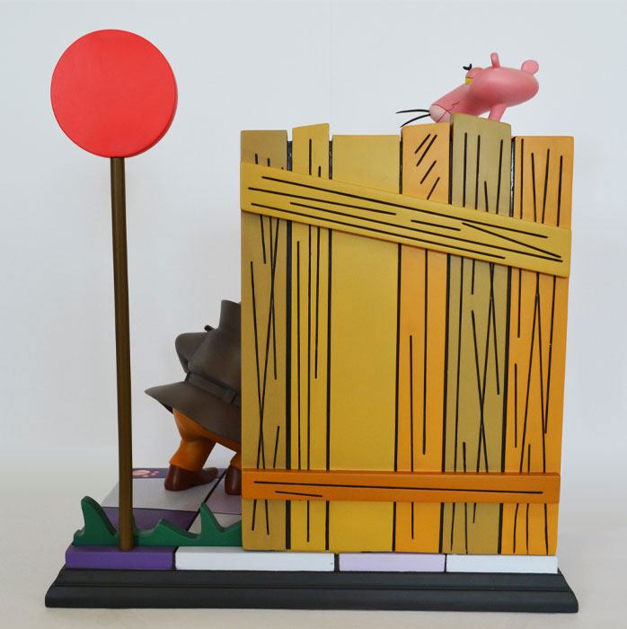 Het Pink Panther Beeld Pink Panther & De Inspecteur 41 cm