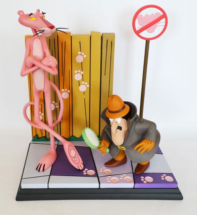 Het Pink Panther Beeld Pink Panther & De Inspecteur 41 cm