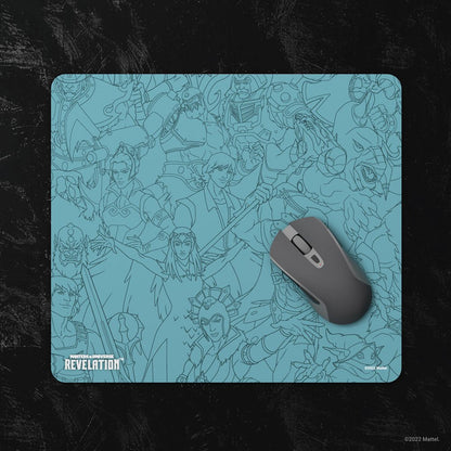 Masters of the Universe: Revelation ™ MousePad -helden en schurken 25 x 22 cm