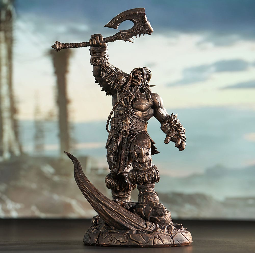 World of Warcraft Beeld 1/10 Bronskleurige Editie Grommash Hellscream 31 cm