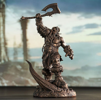 World of Warcraft Beeld 1/10 Bronskleurige Editie Grommash Hellscream 31 cm