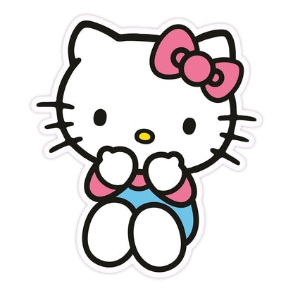 Sanrio kussen hello kitty blauwe broek 36 cm
