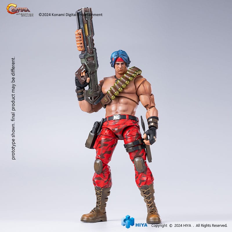 Contra: Operatie Galuga Exquisite Basic Action Figuur Lance Bean 16 cm