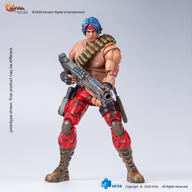 Contra: Operatie Galuga Exquisite Basic Action Figuur Lance Bean 16 cm