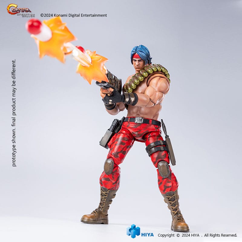 Contra: Operatie Galuga Exquisite Basic Action Figuur Lance Bean 16 cm