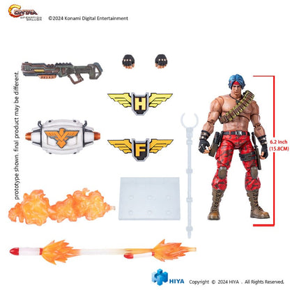 Contra: Operatie Galuga Exquisite Basic Action Figuur Lance Bean 16 cm