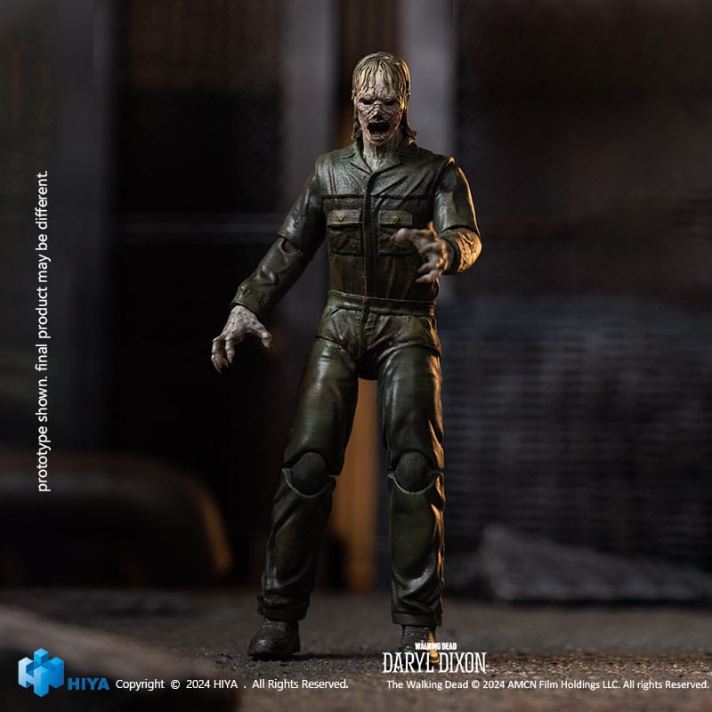 The Walking Dead Exquise Mini Action Figuur 1/18 Daryl Dixon Dark Eyes Walker 11 cm