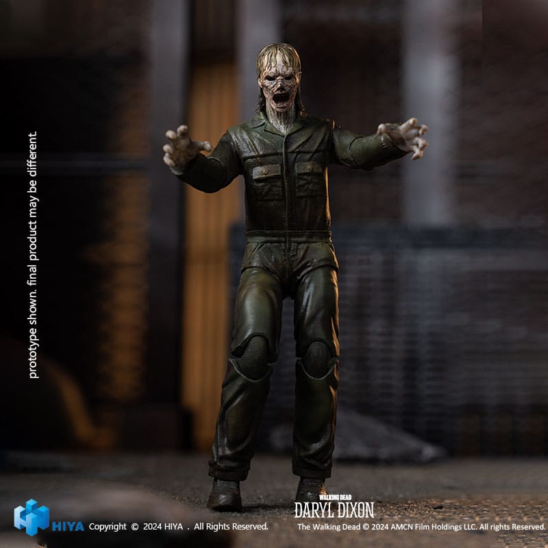 The Walking Dead Exquise Mini Action Figuur 1/18 Daryl Dixon Dark Eyes Walker 11 cm