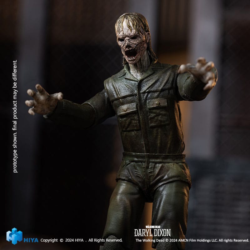 The Walking Dead Exquise Mini Action Figuur 1/18 Daryl Dixon Dark Eyes Walker 11 cm