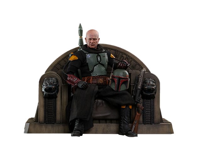 Star Wars: The Mandaloriaanse actie Figuur 1/6 Boba Fett Repaint Armor and Throne Special Edition 30 CM