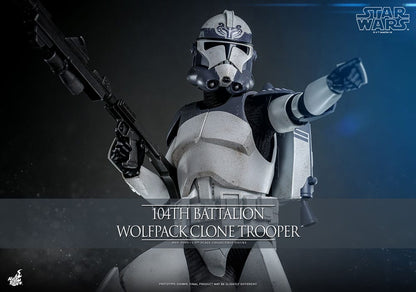 Star Wars The Clone Wars Actiefiguur 1/6 104e Bataljon Wolfpack Clone Trooper 30 cm