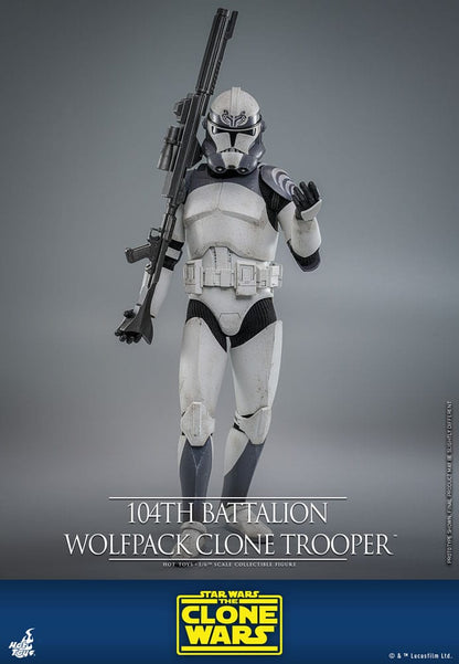Star Wars The Clone Wars Actiefiguur 1/6 104e Bataljon Wolfpack Clone Trooper 30 cm