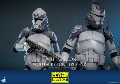 Star Wars The Clone Wars Actiefiguur 1/6 104e Bataljon Wolfpack Clone Trooper 30 cm