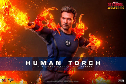 Deadpool & Wolverine Movie Masterpiece Actiefiguur 1/6 Human Torch 31 cm