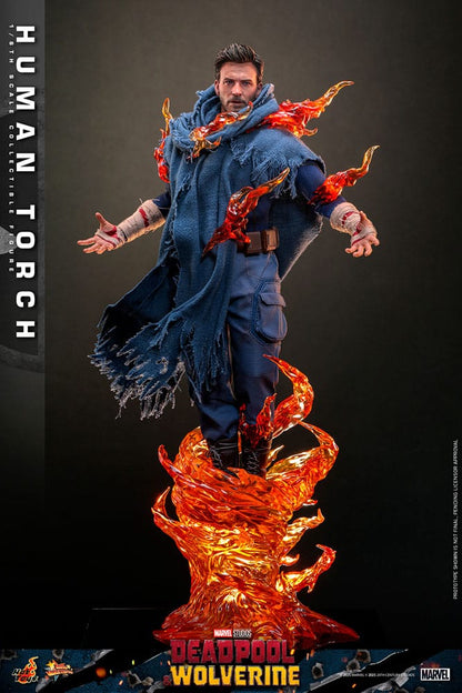 Deadpool & Wolverine Movie Masterpiece Actiefiguur 1/6 Human Torch 31 cm