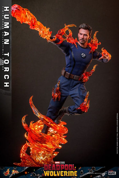 Deadpool & Wolverine Movie Masterpiece Actiefiguur 1/6 Human Torch 31 cm