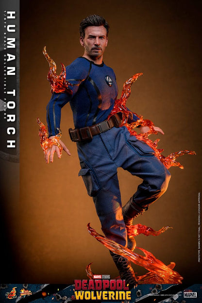 Deadpool & Wolverine Movie Masterpiece Actiefiguur 1/6 Human Torch 31 cm
