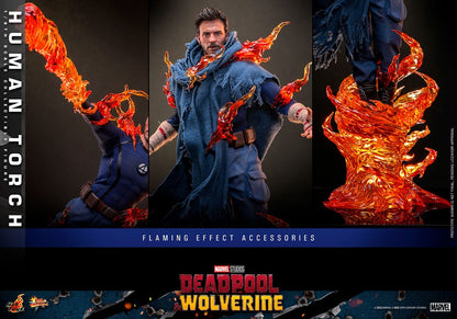 Deadpool & Wolverine Movie Masterpiece Actiefiguur 1/6 Human Torch 31 cm