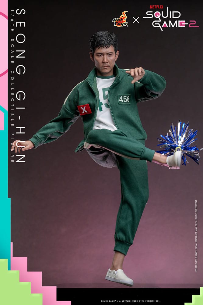 Inktvis Game 2 Actiefiguur 1/6 Seong Gi-hun 30 cm