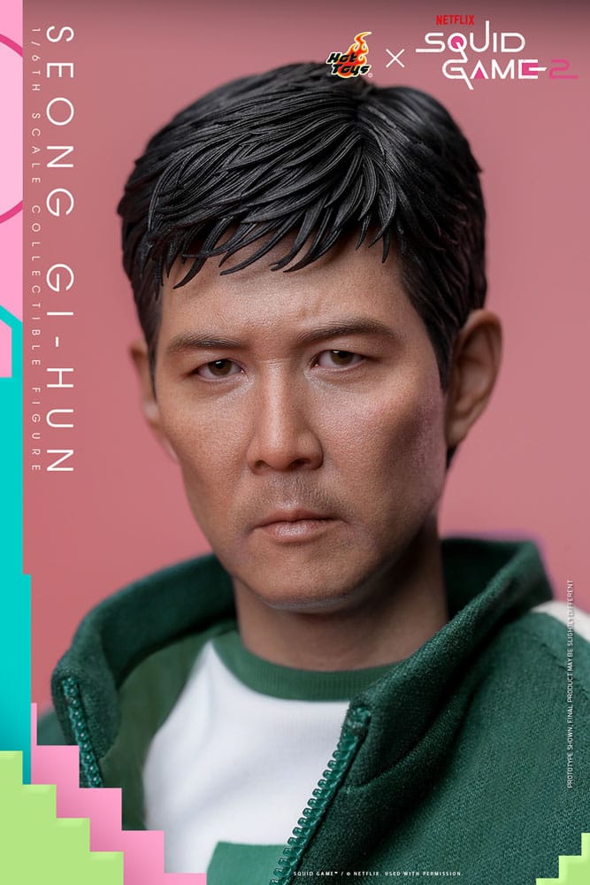 Inktvis Game 2 Actiefiguur 1/6 Seong Gi-hun 30 cm