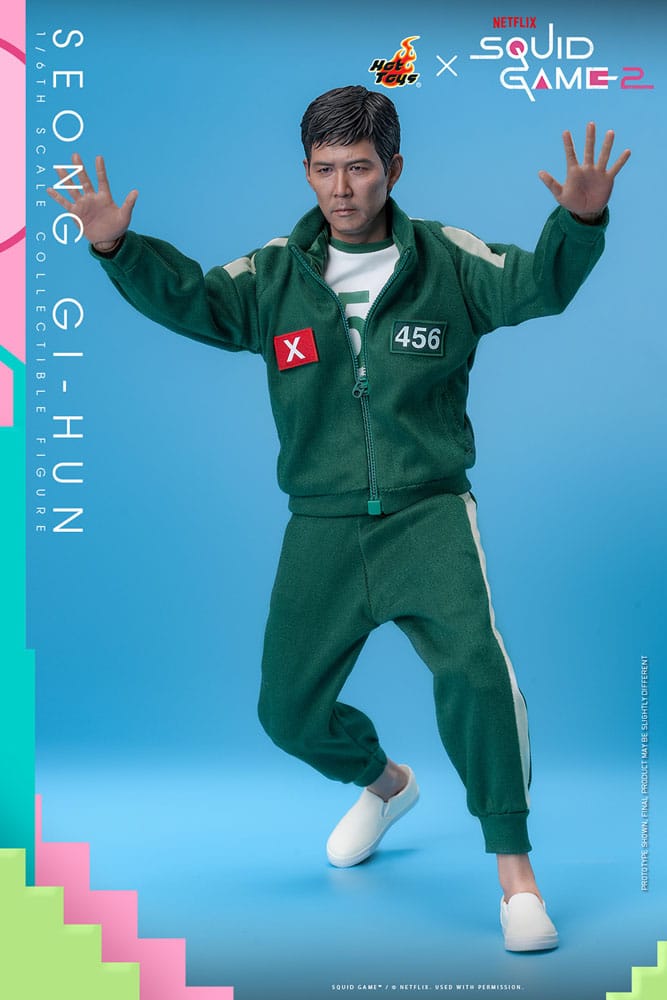 Inktvis Game 2 Actiefiguur 1/6 Seong Gi-hun 30 cm