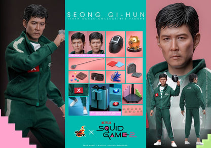 Inktvis Game 2 Actiefiguur 1/6 Seong Gi-hun 30 cm