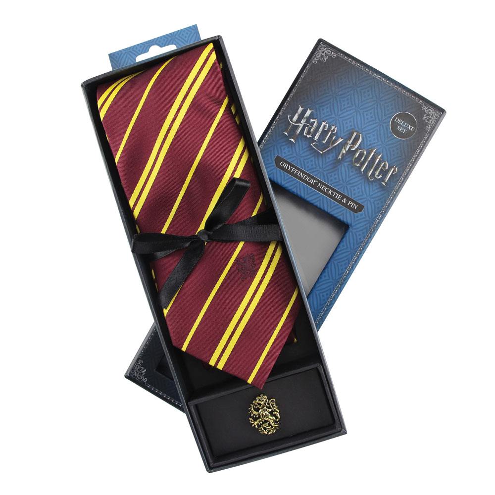 Harry Potter Tie & Metal Pin Deluxe Box Grypindor